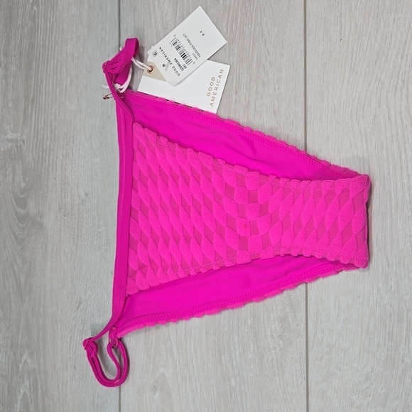 NWT Good American Women Hawiian Pink bottom Swim sz 1/S - Picture 2 of 8